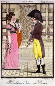 Habitants de Paris en 1806. 1810 (gravure) - Unbekannter Künstler