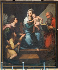 Église paroissiale (Onze-Lieve-Vrouwekerk van Pamele). Intérieur. Anonyme. Madonna (Madonna met vis, Tobias). Copie de Rafael (?). - Unbekannter Künstler