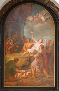 Église paroissiale (Parochiekerk Onze-Lieve-Vrouw). Intérieur. Peinture. - Unbekannter Künstler