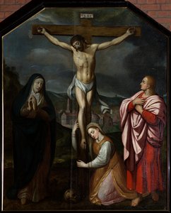 Église paroissiale (Parochiekerk Sint-Martinus). Peinture. La croisée. XVIIe siècle. - Unbekannter Künstler