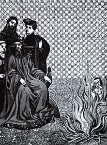 Philippe II de France condamnant les disciples du théologien français Amaury - Unbekannt