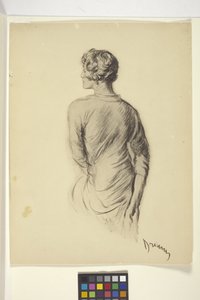 Portrait de femme - Unbekannter Künstler