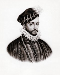 Portrait de Charles IX (1560-1574) Roi de France (gravure)