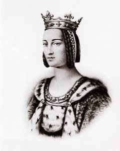 Portrait de Charlotte de Savoie (1445-1483) Reine de France, gravure - Unbekannter Künstler