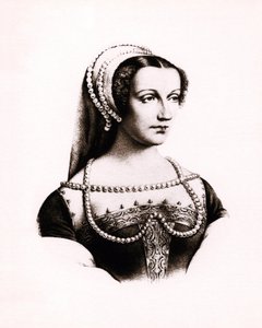 Portrait de Claude de France (1490-1524) Reine de France, gravure, sd.