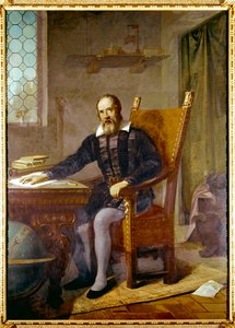 Portrait de Galilée (1564 - 1642) - Peinture anonyme - Lastra a Signa, villa selva, Italie - Unbekannter Künstler