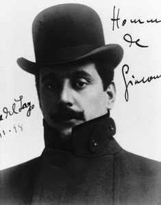 Portrait de Giacomo Puccini - Unbekannt