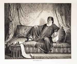 Portrait de Méhémet Ali (1769-1849) Vice-roi d