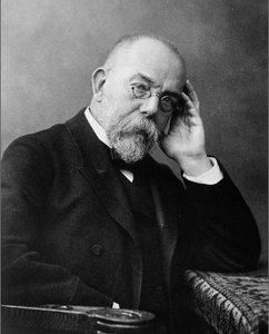 Portrait de Robert Koch, médecin allemand - Unbekannter Künstler