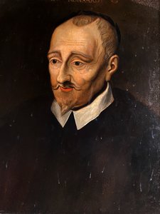 Portrait de Ronsard. Prieuré de Saint-Cosme, Touraine