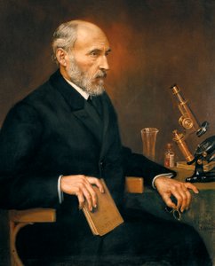 Portrait de Santiago Ramon y Cajal (1852-1934), médecin espagnol père de la neuroscience - Unbekannter Künstler