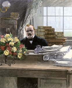 Portrait de Stephen Grover Cleveland (1837-1908), président des États-Unis - Unbekannter Künstler