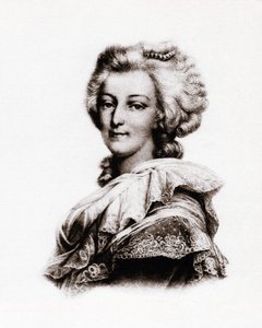 Portrait de la Reine de France Marie Antoinette d