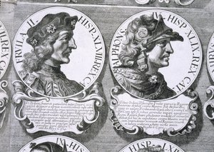 Portraits de Fruela II et Alphonse IV - Unbekannt