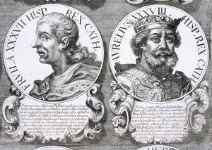 Portraits de Fruela I et Aurèle des Asturies - Unbekannt