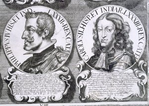 Portraits de Philippe IV et Charles II - Unbekannt