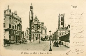 Saint-Étienne-du-Mont, Tour de Clovis, Paris, Seine, Île-de-France, France - William M. Timlin