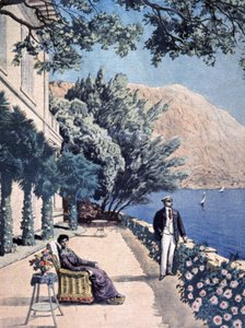 Vacances présidentielles, Poincaré à Eze les Pins