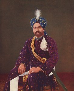 Prince Sher Zaman né en 1881; Prince et premier fils de Rasul Khan; Photo prise au début des années 1900; Junagadh; Gujarat; Inde