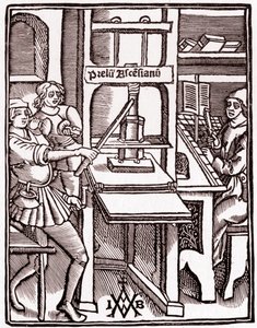 Presse à imprimer 1511 - Unbekannter Künstler