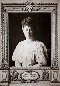 Reine Mary, épouse du roi George V en 1910