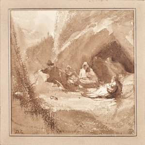 Repos en montagne - Unbekannter Künstler