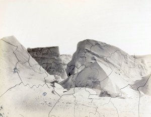 Floe-Bergs récemment formés, montrant l