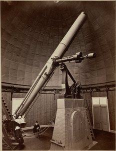 Télescope réfracteur avec monture équatoriale, Washington DC, USA