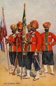 Régiment des 15e Sikhs de Ludhiana - Unbekannter Künstler