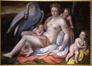 Religion. Mythologie grecque. Léda et le cygne