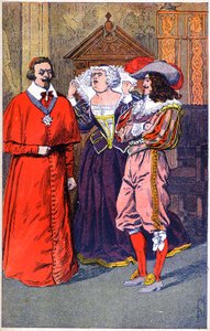 Richelieu, Marie de Médicis, Louis XIII (illustration) - Unbekannter Künstler