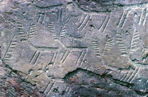 Gravures rupestres dans le Parc archéologique national des Massi di Cemmo, Val Camonica (Liste du patrimoine mondial de l