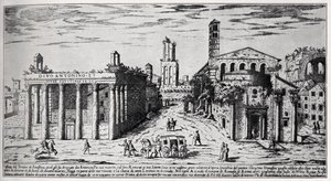 Forum romain au XVIe siècle - Unbekannter Künstler