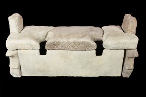 Siège de toilette romain trouvé dans un bâtiment hospitalier - Unbekannt