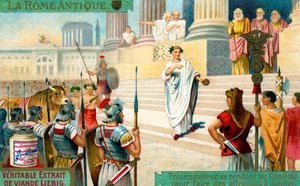 Triomphe romain - cérémonie civile/rite religieux