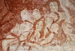 Art roman : La chapelle Sainte-Catherine, voûte en berceau, l