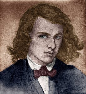 Rossetti, Dante Gabriel ou Gabriel Charles Dante Rossetti - Poète, peintre et traducteur anglais 1828-1882. Autoportrait jeune - Unbekannter Künstler