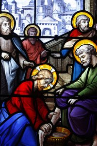 Église Saint-Aignan, Jésus lavant les pieds de ses disciples, Chartres, France - Unbekannt