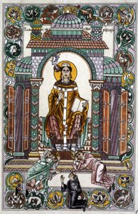 Saint Dunstan (illustration) - Unbekannter Künstler