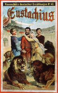 Saint Eustache dans la fosse aux lions, fin du 19e siècle (illustration) - Unbekannter Künstler