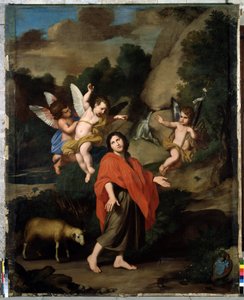Saint Jean-Baptiste allant au désert (détail) - Unbekannter Künstler