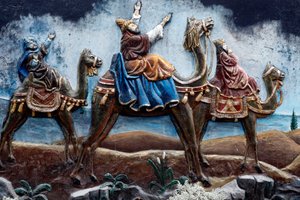 Cathédrale Saint-Joseph (Nha Tho Lon), La nativité, Les trois rois mages, Hanoï, Vietnam (photo) - Unbekannt