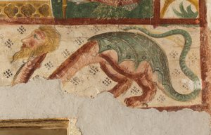 Abbaye de Saint Maria in Sylvis, fresque, Sesto al Reghena, Frioul, Italie - Benjamin Baud