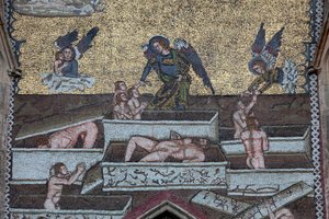 Cathédrale Saint-Guy : Mosaïques du Jugement Dernier, Prague, République Tchèque