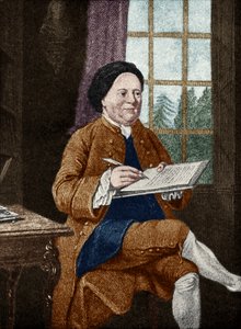 Samuel Richardson, portrait. Auteur anglais, 19 août 1689 - 4 juillet 1761. par Mason Chamberlin - Unbekannt