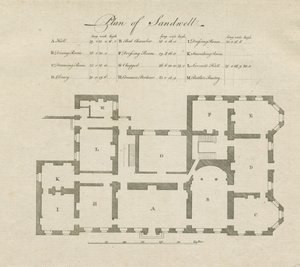 Sandwell Park - Plan du hall - Unbekannt