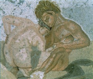Satyre et Ménade (détail) - Unbekannter Künstler