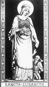 Scène de la vie de sainte Élisabeth de Hongrie - Unbekannter Künstler
