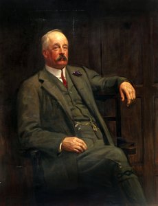 Sir Frederick Harrison, directeur général de la compagnie des chemins de fer britanniques de Londres et du Nord-Ouest, début du 20ème siècle - Unbekannter Künstler