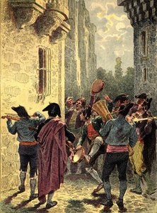 Sérénade espagnole. Gravure dans « Les Peuples de la Terre » 1890 - Unbekannter Künstler